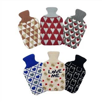 2000ml horúca voda taška pletený kryt