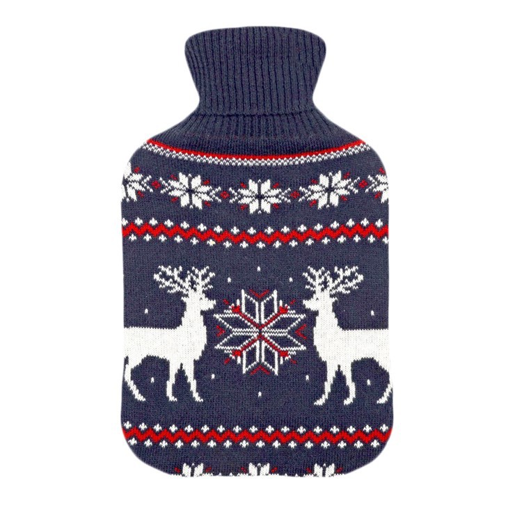 hot and cold water bottle knitted covers