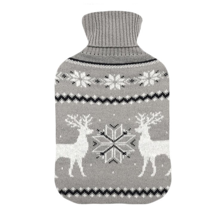 hot and cold water bottle knitted covers