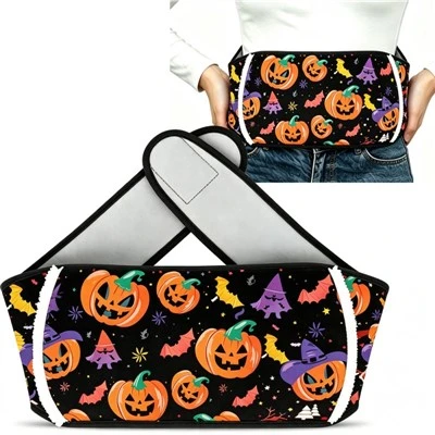 Gumová taška na fľašu s horúcou vodou Pásový opasok Halloween Gifts Holly